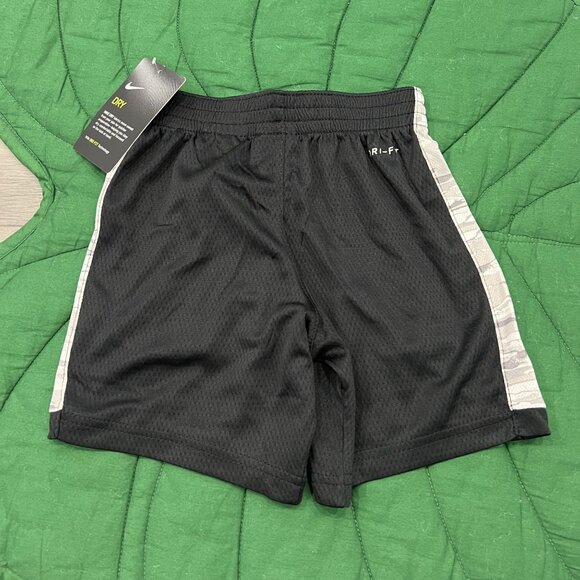 Nike Shorts Toddler 4T Black Dri Fit Athletic Pull On - Picture 2 of 3